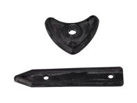 Front bonnet handle base gasket set. Porsche 356A - 64455900300, 35658315, 54058316